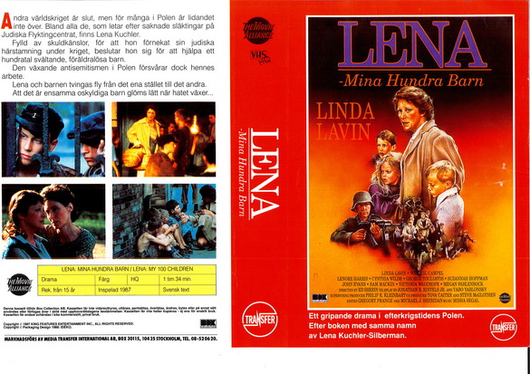 LENA: MINA HUNDRA BARN (vhs-omslag)