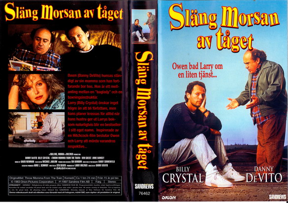SLÄNG MORSAN AV TÅGET (vhs-omslag)