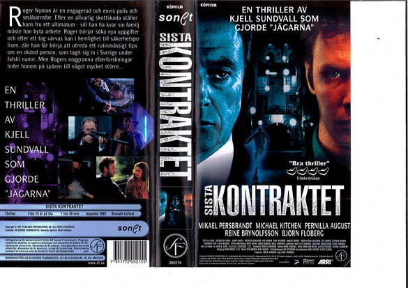 SISTA KONTRAKTET (VHS)