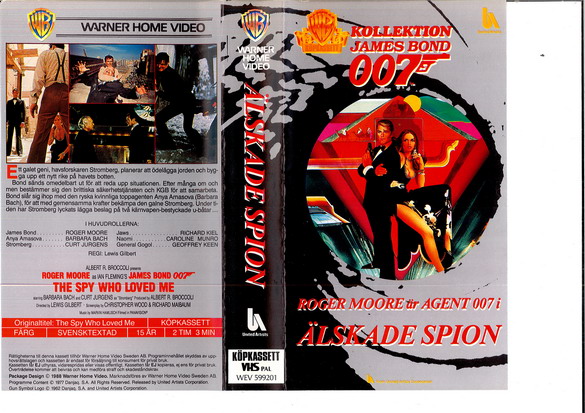 ÄLSKADE SPION (VHS) grå