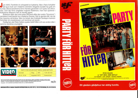PARTY FÖR HITLER (vhs-omslag)