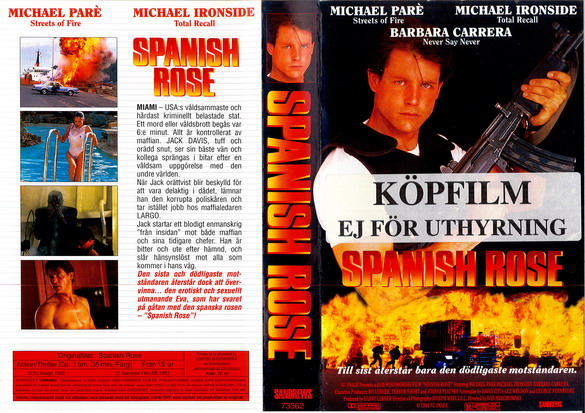SPANISH ROSE (VHS) tittkopia