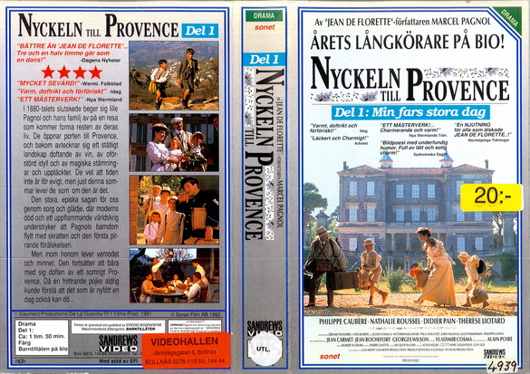 397002 NYCKELN TILL PROVENCE DEL 1 (VHS)tittkopia