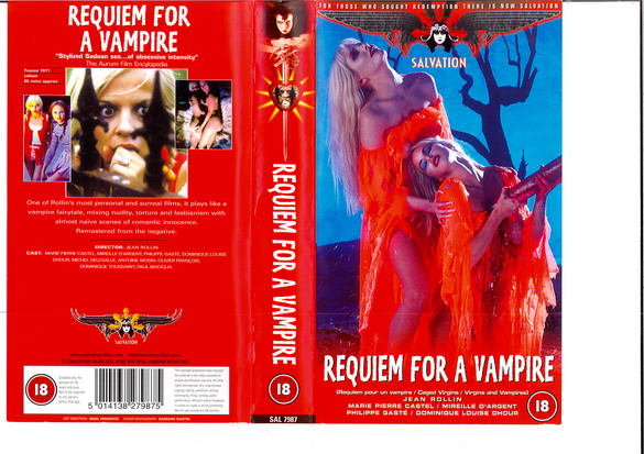 REQUIEM FOR A VAMPIRE (VHS) - UK