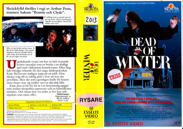 27087 DEAD OF WINTER (VHS)