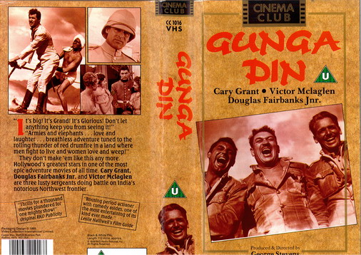 GUNGA DIN - UK (VHS)