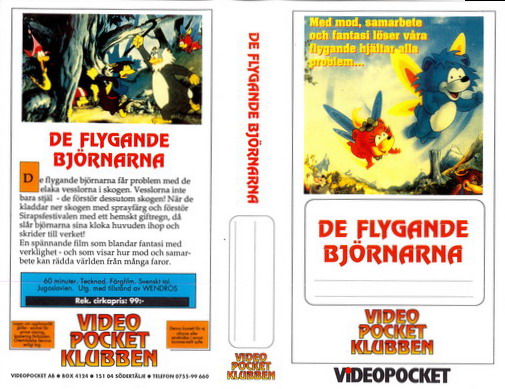 DE FLYGANDE BJÖRNARNA (VHS)