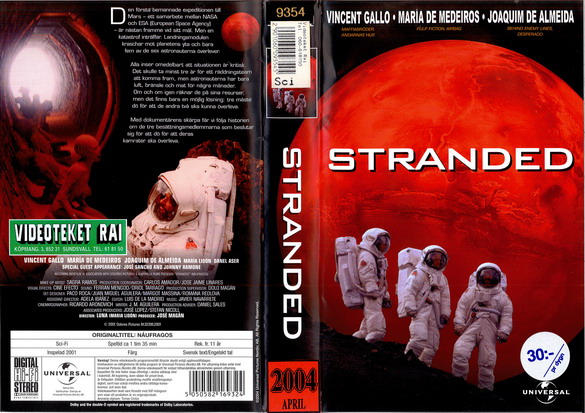 STRANDED (VHS)