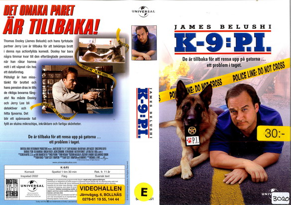 K-9:P.I (VHS)