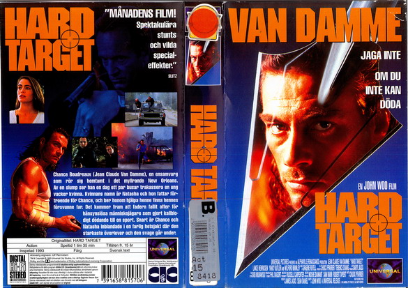 HARD TARGET (VHS)