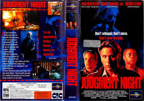 JUDGEMENT NIGHT (VHS)