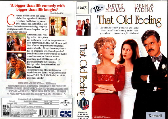 THAT OLD FEELING (VHS)