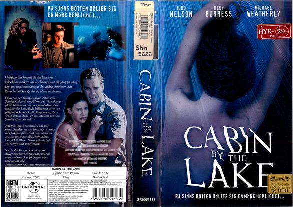 CABIN BY THE LAKE (vhs-omslag)