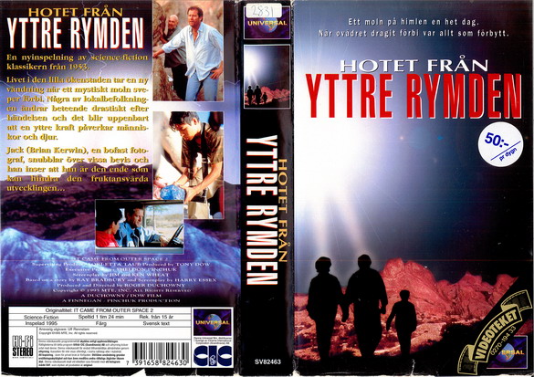 HOTET FRÅN YTTRE RYMDEN (VHS)