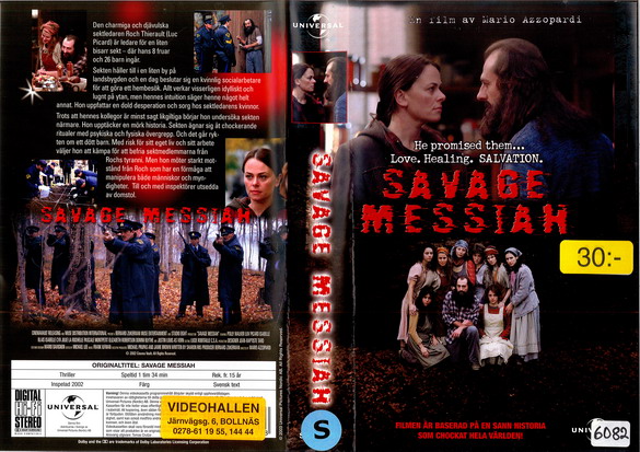 SAVAGE MESSIAH (VHS)