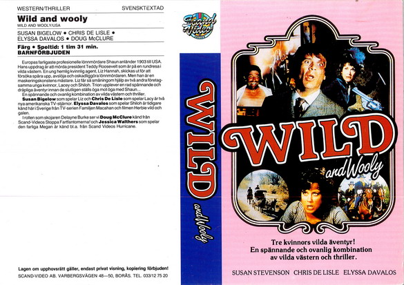 WILD AND WOOLY(vhs omslag)