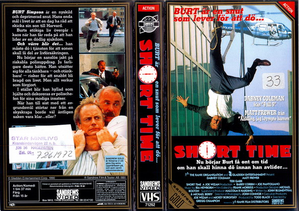 71262 SHORT TIME (VHS)