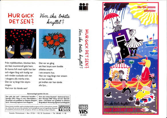 HUR GICK DET SEN ? + VEM SKA TRÖSTA KNYTEN ? (VHS)