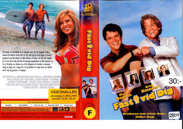 FÄST VID DIG (VHS)