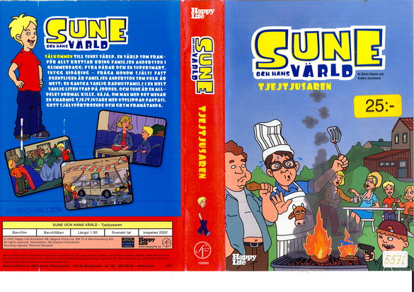 SUNE OCH HANS VÄRLD - TJEJTJUSAREN (VHS)