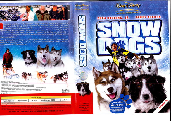 SNOW DOGS (vhs-omslag)