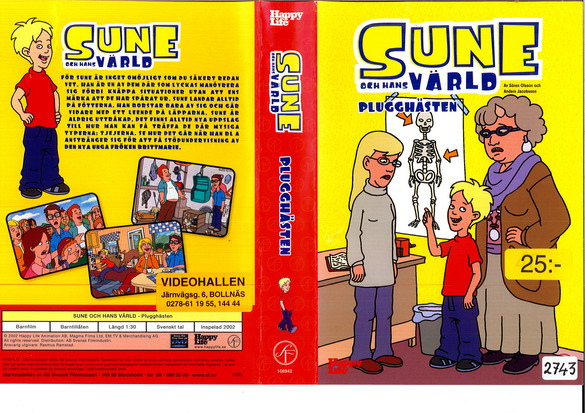 SUNE OCH HANS VÄRLD - PLUGGHÄSTEN (VHS)