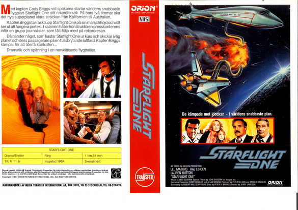 STARFLIGHT ONE (vhs-omslag)