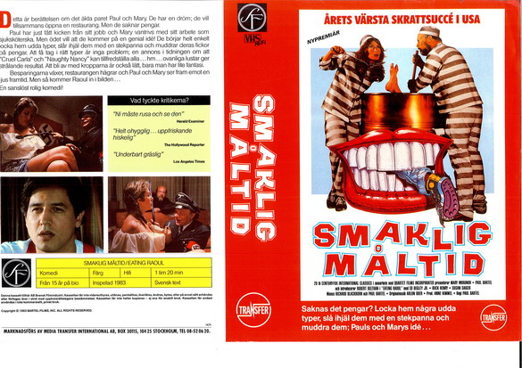 SMAKLIG MÅLTID (vhs-omslag)