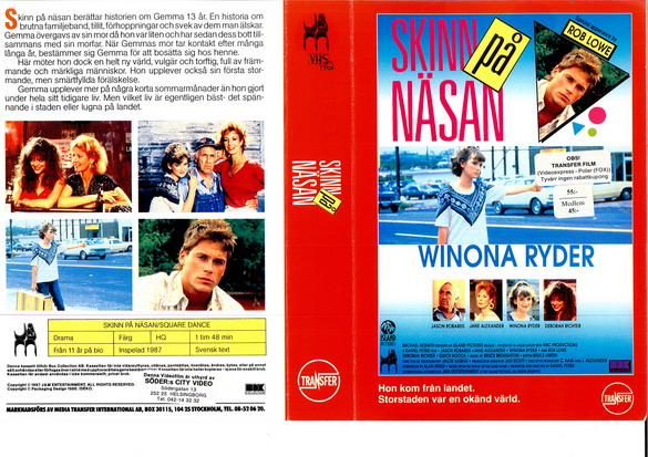 SKINN PÅ NÄSAN (vhs-omslag)
