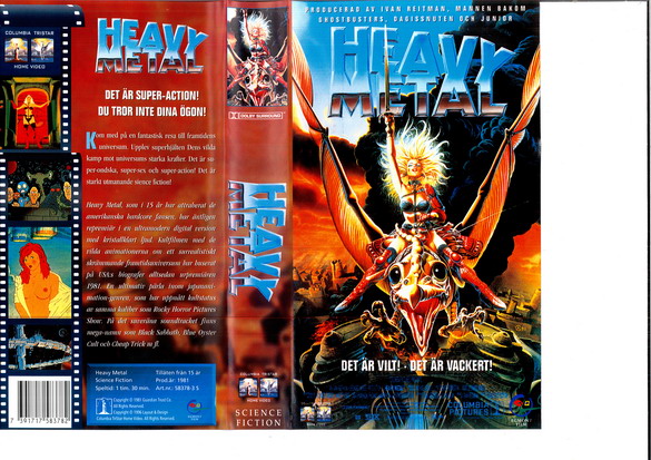 HEAVY METAL (VHS) ny