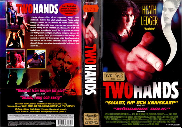 TWO HANDS(vhs-omslag)