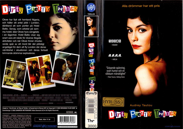 DIRTY PRETTY THINGS (VHS)
