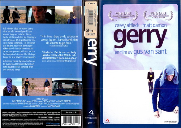 GERRY (VHS)