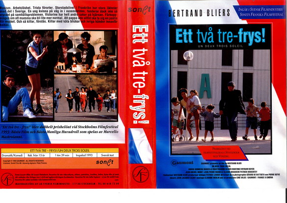 ETT TVÅ TRE-FRYS ! (VHS)