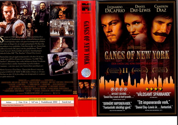 GANGS OF NEW YORK (VHS)