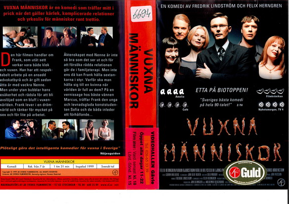 VUXNA MÄNNISKOR (VHS)