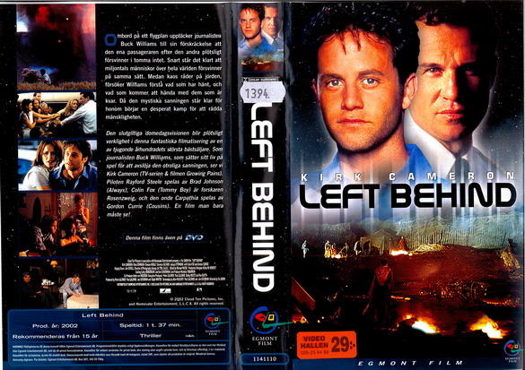 LEFT BEHIND (Vhs-Omslag)