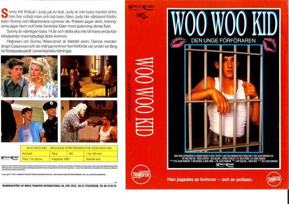 WOO WOO KID (vhs-omslag)