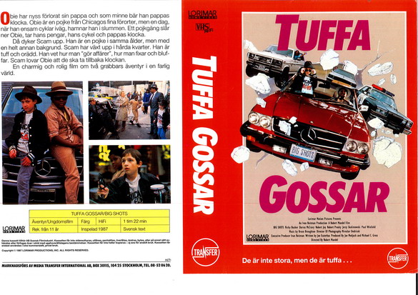 TUFFA GOSSAR (vhs-omslag)