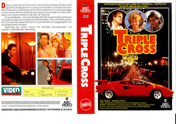 TRIPLE CROSS (vhs-omslag)
