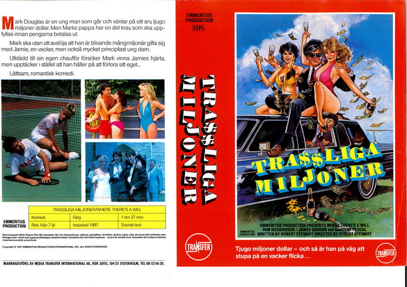 TRASSLIGA MILJONER (vhs-omslag)