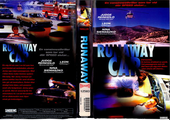 RUNAWAY CAR (vhs-omslag)