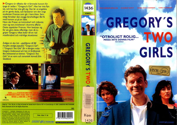 GREGORY'S TWO GIRLS (VHS)