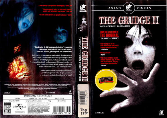 GRUDGE 2 (VHS)