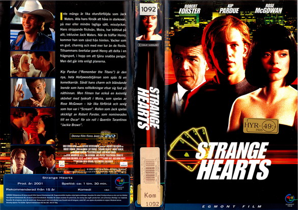 STRANGE HEARTS (VHS)