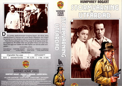 STORMVARNING UTFÄRDAD (vhs) grå