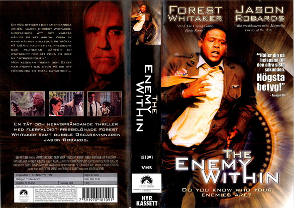 ENEMY WITHIN(Vhs-Omslag)
