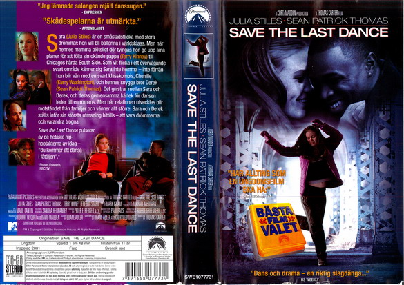 SAVE THE LAST DANCE (VHS)