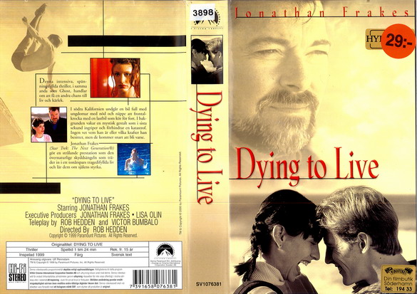 DYING TO LIVE(Vhs-Omslag)