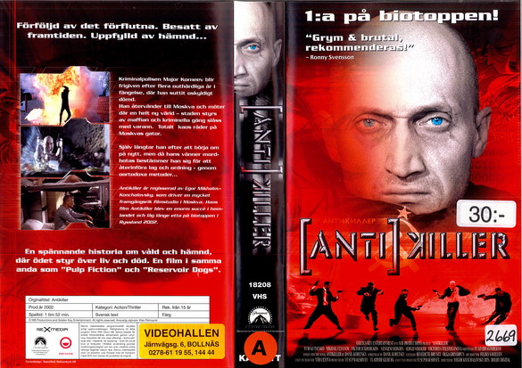 ANTI KILLER (VHS)